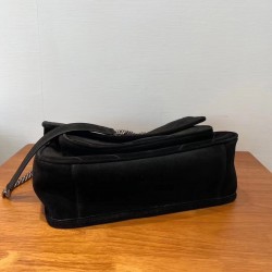 Saint Laurent Medium Niki Bag In Black Suede 855