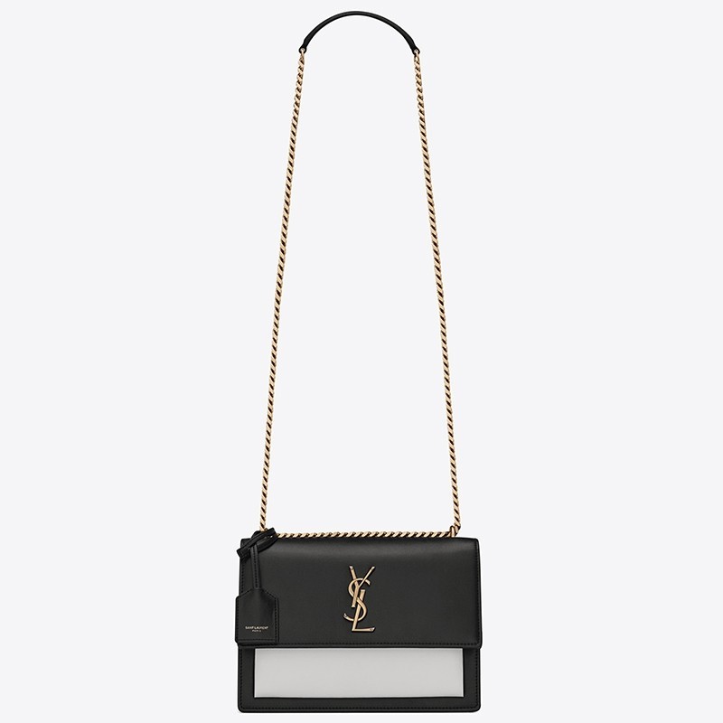 Saint Laurent Bi-color Sunset Medium Calfskin Bag 739