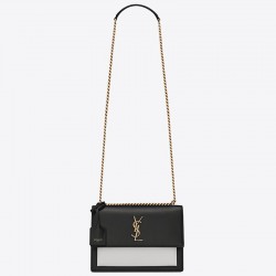 Saint Laurent Bi-color Sunset Medium Calfskin Bag 739