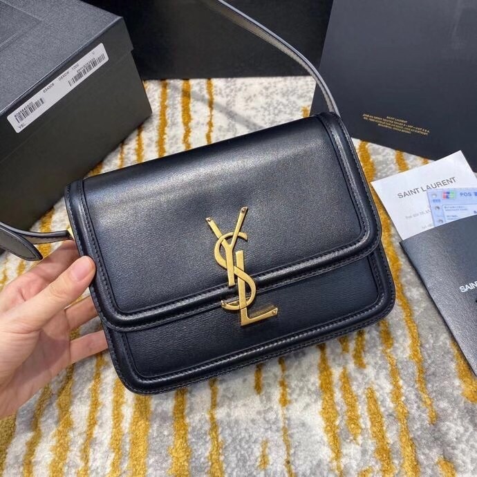 Saint Laurent Solferino Small Bag In Black Calfskin 197