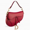 Dior Saddle Bag In Red Calfskin 805