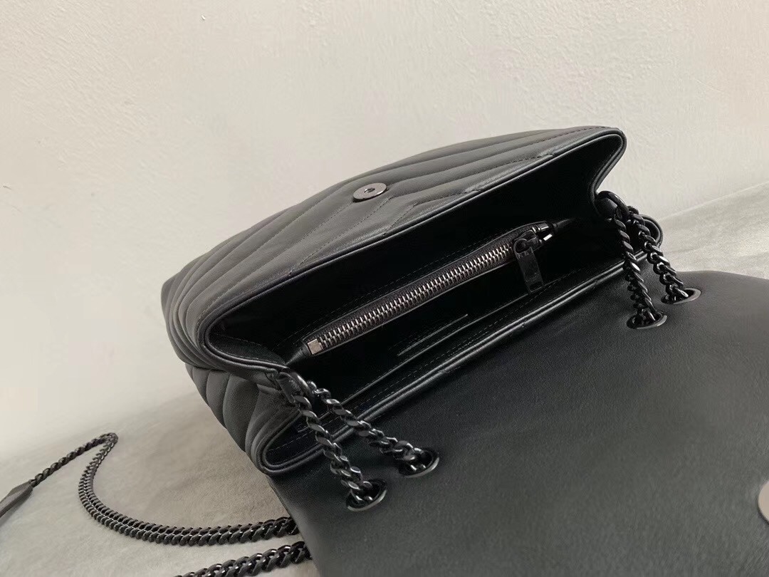 Saint Laurent So Black Loulou Small Shoulder Bag 916