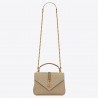 Saint Laurent College Medium Bag In Linen Canvas 453