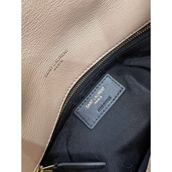 Saint Laurent Loulou Small Bag In Beige Shearling 515