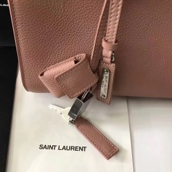 Saint Laurent Baby Sac de Jour Souple Bag In Nude Grained Leather 561