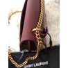 Saint Laurent Sunset Medium Bag In Bordeaxu Calfskin 003