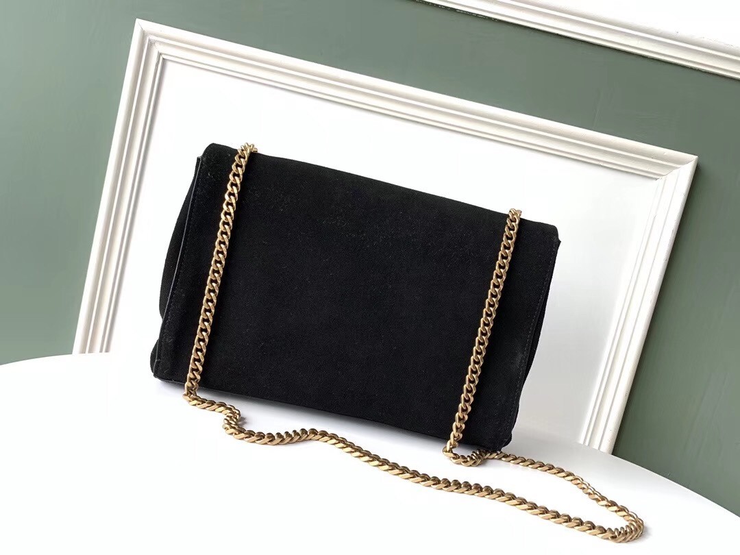 Saint Laurent Kate Medium Reversible Black Bag 671