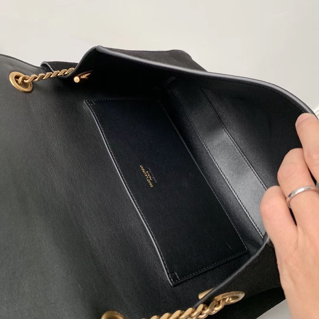 Saint Laurent Kate Medium Reversible Black Bag 671