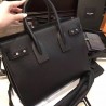 Saint Laurent Small Sac de Jour Souple Bag In Black Grained Leather 703