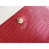 Saint Laurent Medium Kate Bag With Tassel In Red Croc-Embossed Leather 763