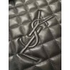 Saint Laurent Es Giant Travel Bag In Black Quilted Leather 659