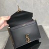 Saint Laurent Black Cassandra Monogram Clasp Bag 789