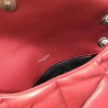 Saint Laurent Loulou Puffer Small Bag In Red Lambskin 026