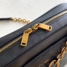 Saint Laurent Le Maillon Small Chain Bag In Black Lambskin 960