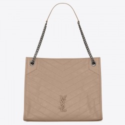 Saint Laurent Medium Niki Shopping Bag In Sand Leather  333