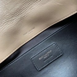 Saint Laurent Medium Niki Bag In Taupe Crinkled Leather 259