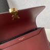 Saint Laurent Solferino Medium Bag In Bordeaux Calfskin 584