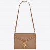 Saint Laurent Camel Cassandra Monogram Clasp Bag 602