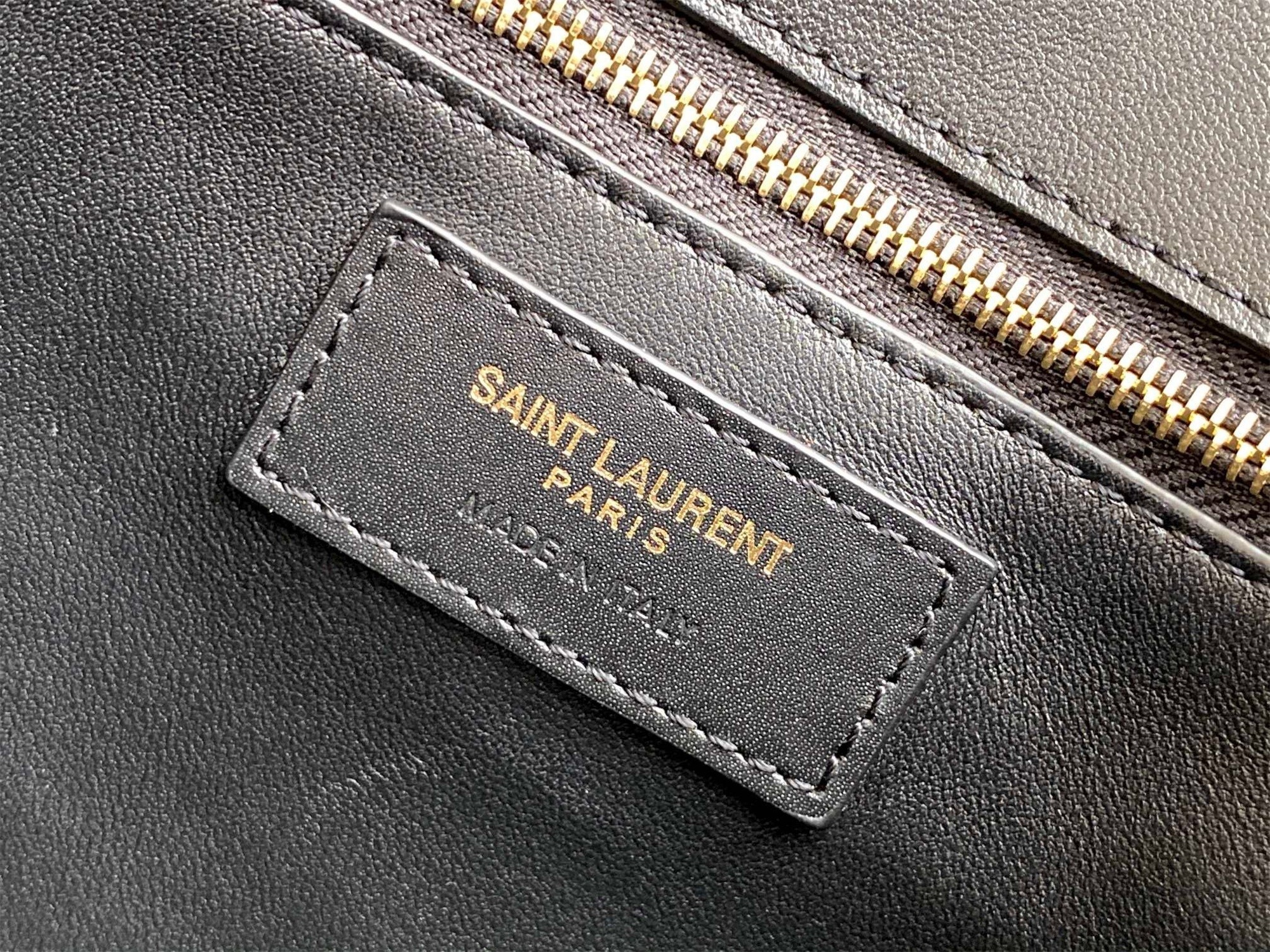 Saint Laurent Le Maillon Bag In Black Calfskin 404