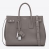 Saint Laurent Small Sac de Jour Souple Bag In Fog Grained Leather 426