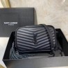 Saint Laurent Lou Mini All Black Bag 850