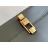 Saint Laurent Carre Satchel Bag In Olive Leather 873