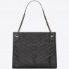 Saint Laurent Medium Niki Shopping Bag In Storm Leather  724