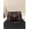 Saint Laurent Loulou Small Bag In Bordeaux Matelasse Leather 699