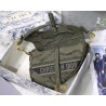 Dior Saddle Bag In Green Camouflage Canvas 162