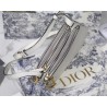 Dior Saddle Trio Pouch With Strap In White Calfskin 656