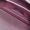 Saint Laurent Sunset Medium Bag In Bordeaux Grained Leather  147