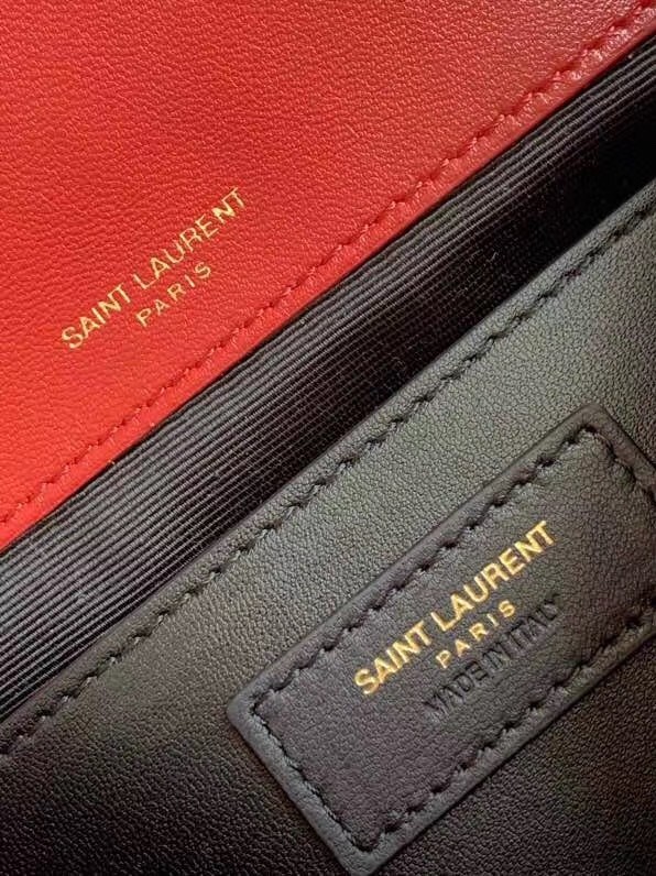 Saint Laurent Niki Baby Bag In Red Lambskin 840