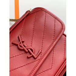 Saint Laurent Niki Baby Bag In Red Lambskin 840