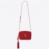 Saint Laurent Lou Camera Bag In Red Leather 548