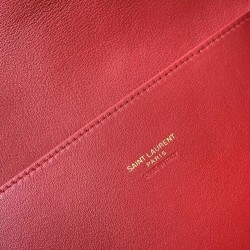 Saint Laurent Kate Medium Reversible Eros Red Bag 639