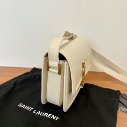 Saint Laurent Solferino Small Bag In White Calfskin 423