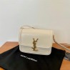 Saint Laurent Solferino Small Bag In White Calfskin 423