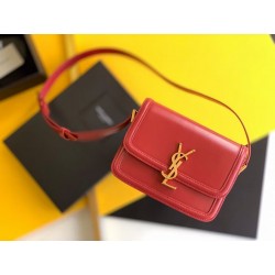 Saint Laurent Solferino Small Bag In Red Calfskin 316