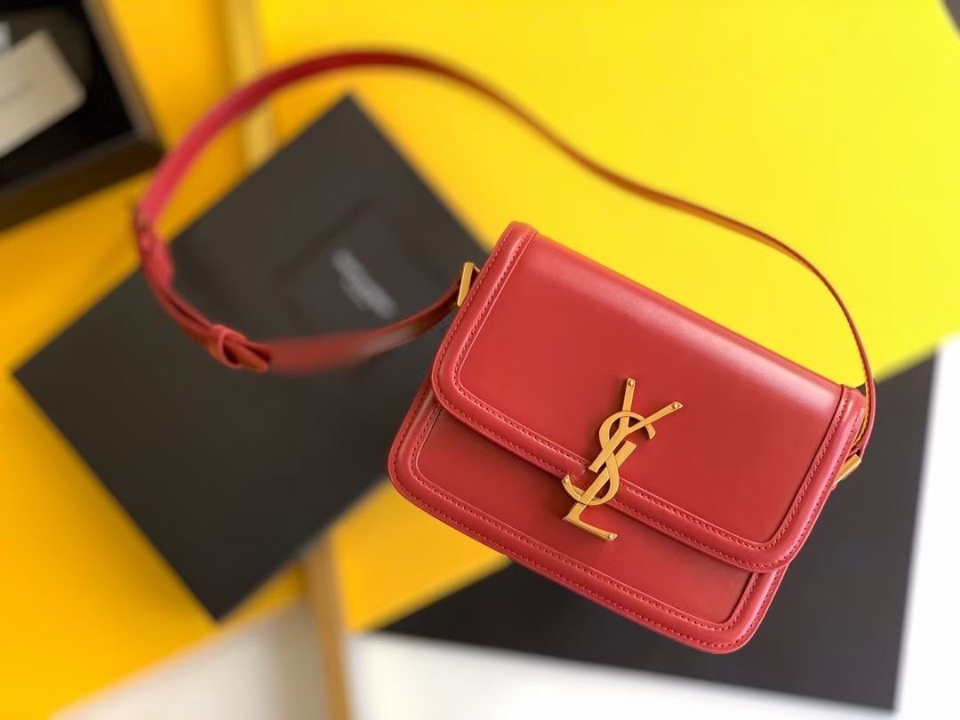 Saint Laurent Solferino Small Bag In Red Calfskin 316