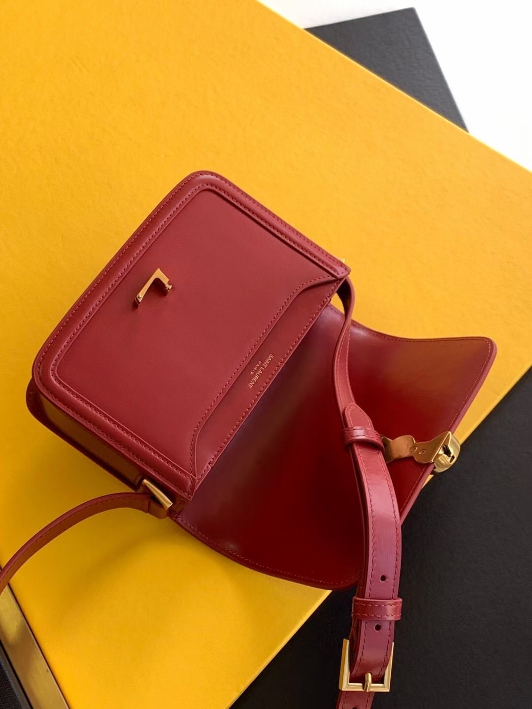 Saint Laurent Solferino Small Bag In Red Calfskin 316