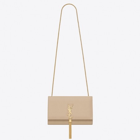 Saint Laurent Medium Kate Bag With Tassel In Powder Smooth Leather 476