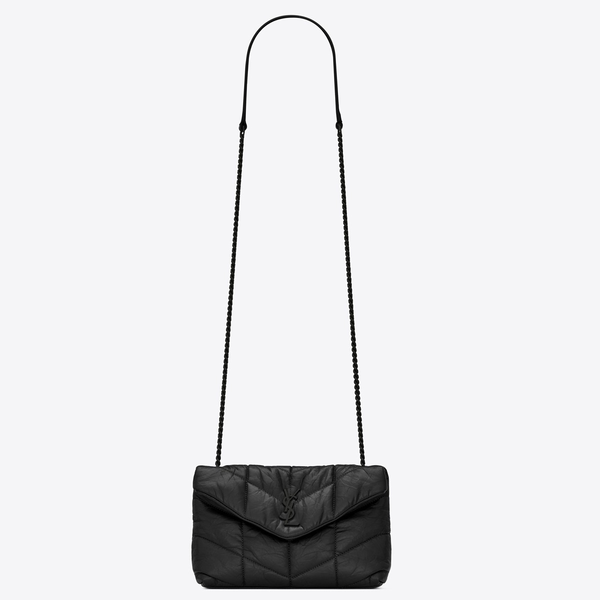 Saint Laurent So Black Puffer Toy Bag In Black Lambskin 501