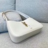 Saint Laurent Le 5 À 7 Hobo Bag In White Leather 569