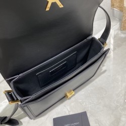 Saint Laurent Solferino Medium Bag In Black Calfskin 588