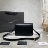 Saint Laurent Solferino Medium Bag In Black Calfskin 588