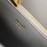 Prada Monochrome Bag In Grey Saffiano Leather 887