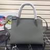 Prada Monochrome Bag In Grey Saffiano Leather 887