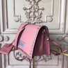 Prada Etiquette Bag In Pink Calfskin With Metal Stud Trim 120