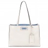 Prada Etiquette Tote Bag In White Calf Leather 141