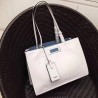 Prada Etiquette Tote Bag In White Calf Leather 141